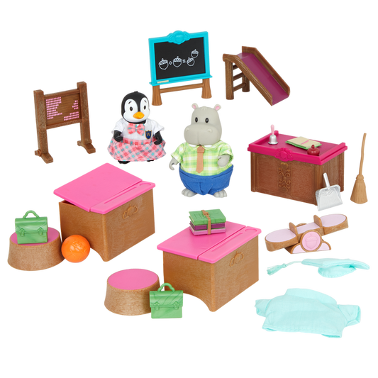 Classroom & Playground Set - Deluxe - Li’l Woodzeez