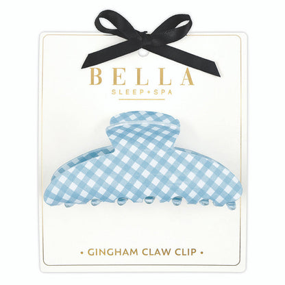 Claw Clip - Blue Gingham
