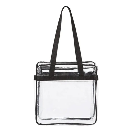 Clear Tote with Zipper