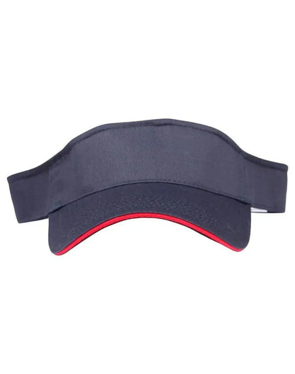 Contrast Sandwich Visor Ch49 Metro Workwear.