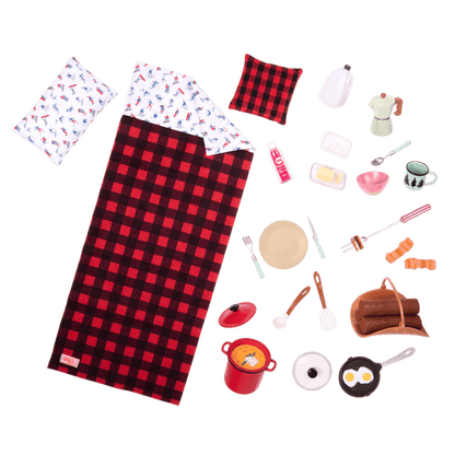 Winter cabin playset