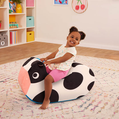 Foam rocking cow