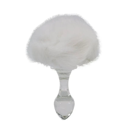 Crystal Delights Glass Plug with Magnetic Bunny Tail - Rolik®