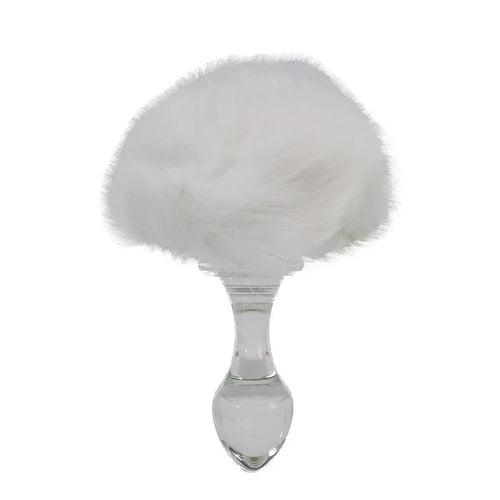 Crystal Delights Glass Plug with Magnetic Bunny Tail - Rolik®