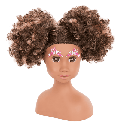 Our Generation Sparkles of Fun Styling Head Doll Davina