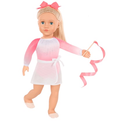 Posable 18-inch Rhythmic Gymnastics Doll Diane