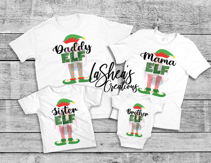 Elf Family PNG Bundle