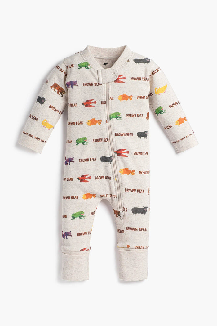 Eric Carle Brown Bear Brown Bear One-Piece Baby Pajamas