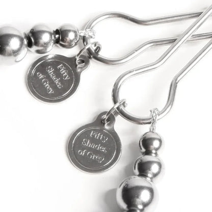 Fifty Shades Of Grey The Pinch Nipple Clamps - Silver