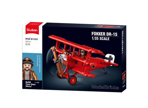 Fokker DR-1S Building Bricks (281 pc)