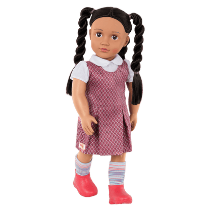 Our Generation Doll Frederika & School Desk Bundle