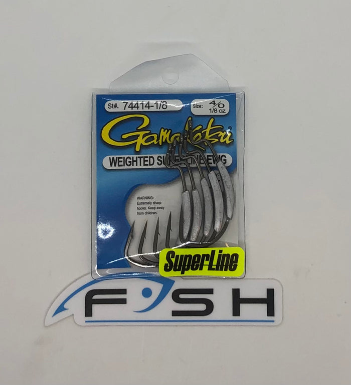 Gamakatsu - Weighted Extra Wide Gap Swim Bait Hooks (7441)