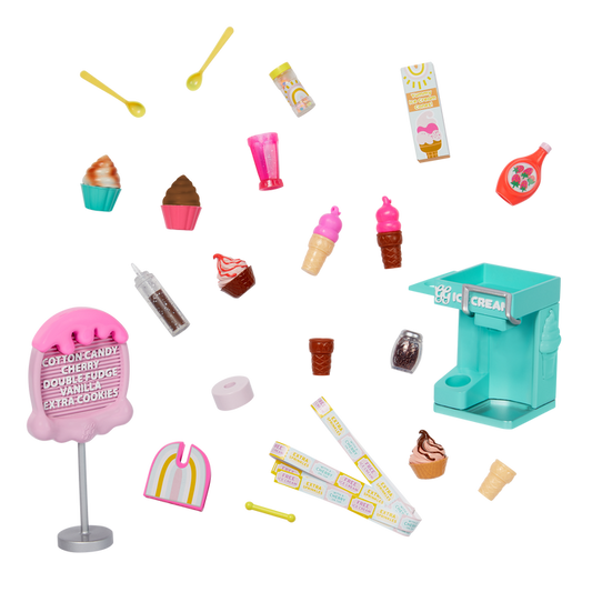 Glitter Girls soft serve ice cream playset