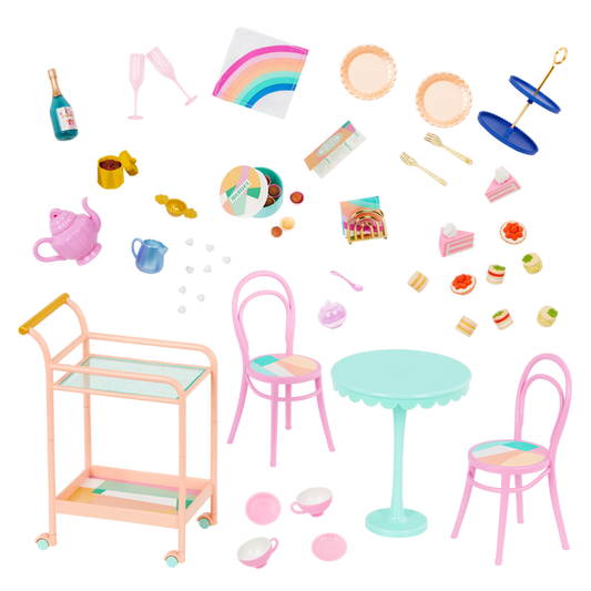 GG Tea Cart Playset - Glitter Girls