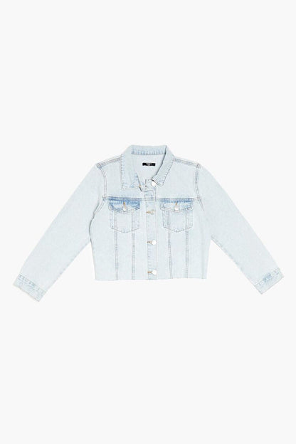 Girls Denim Trucker Jacket (Kids)