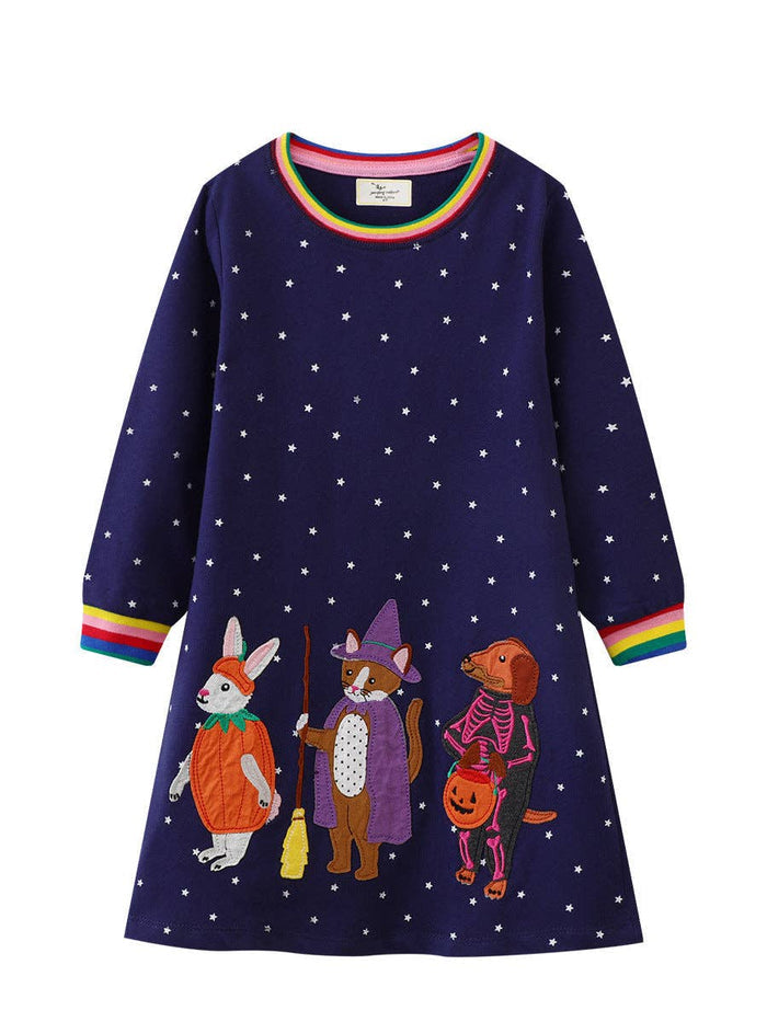 Halloween Long Sleeve Dress