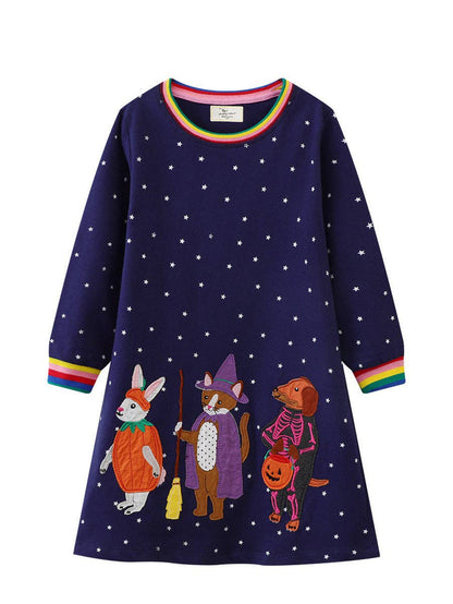 Halloween Long Sleeve Dress
