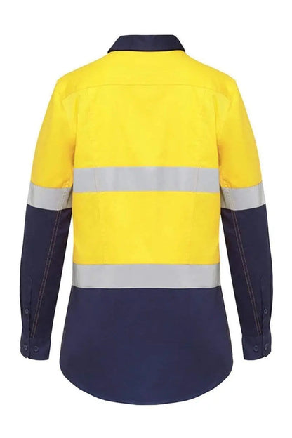 Hard Yakka Women's Reflective Hi Vis Work Shirt Y08220 Work Wear Hard Yakka