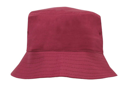 Headwear Childs Breathe P/twill Bucket Hat X12 - City Workwear