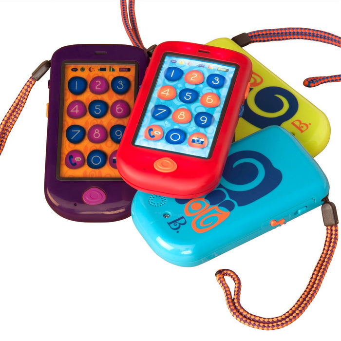 Interactive toy smartphone.