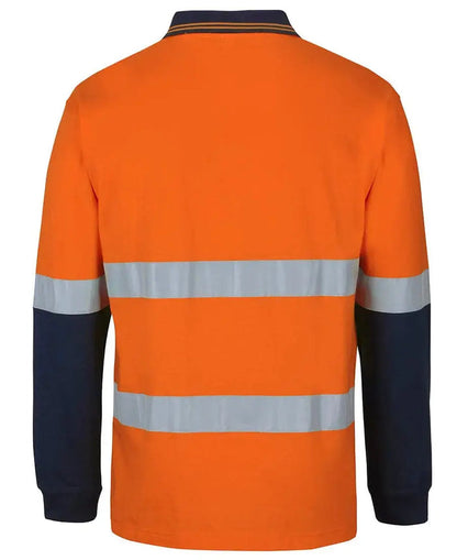 Hi Vis (D+n) L/s Cotton Polo 6DCPL Jb's Wear