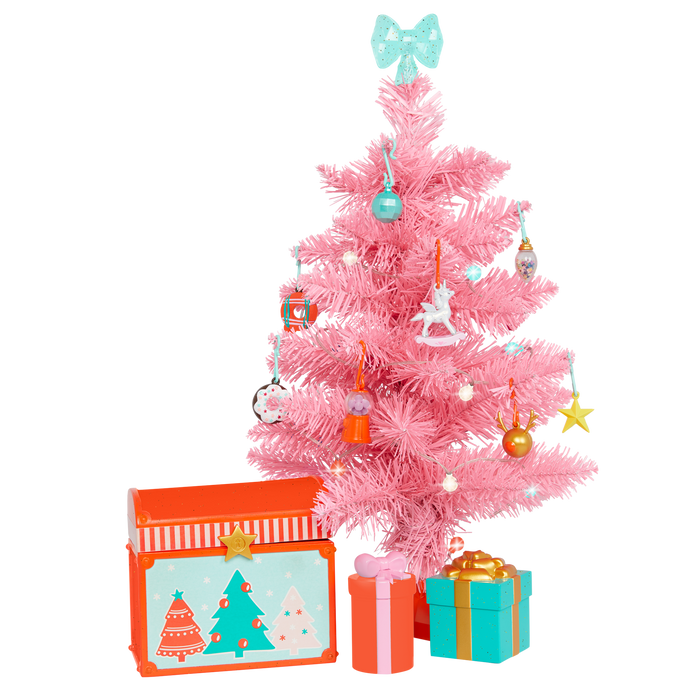 Glitter Girls holiday tree with accessories