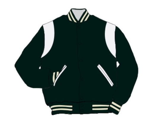 Holloway Custom Wool Varsity w/ Partial Leather Inserts