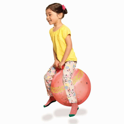 Red hopper ball.