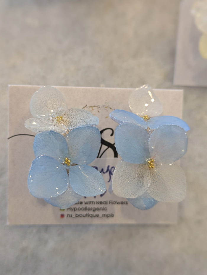 Baby Blue and White