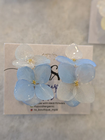 Baby Blue and White