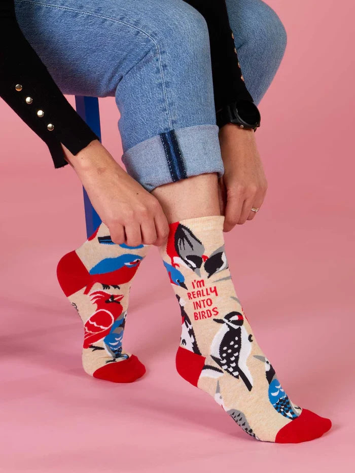 I'm Really Into Birds Womens Crew Socks
