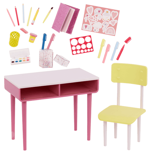 Our Generation Imagination Station Doll Desk and Chair Set