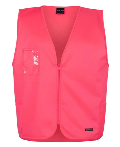 JB'S Hi-Vis Zip Safety Vest 6HVSZ Jb's Wear