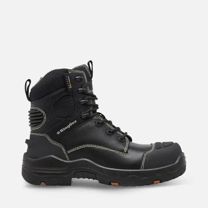 KingGee Women's Onyx 6CZ Composite Toe Black Work Boot K28004  Metro Workwear