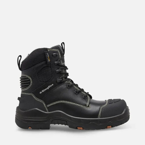 KingGee Women's Onyx 6CZ Composite Toe Black Work Boot K28004  Metro Workwear