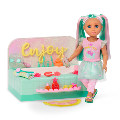 Leia & Bathtub Playset - Glitter Girls