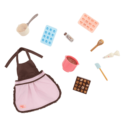 Our Generation Let's Make Chocolate Baking Set for 18-inch Dolls