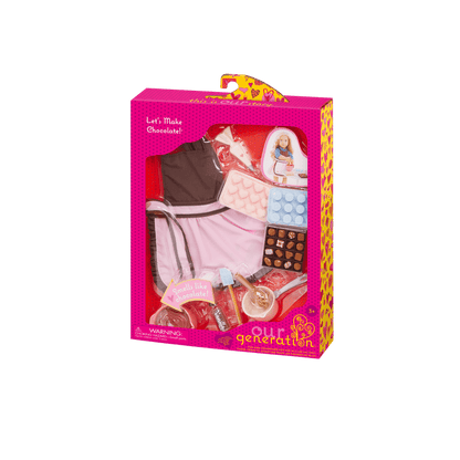 Our Generation Let's Make Chocolate Baking Set for 18-inch Dolls