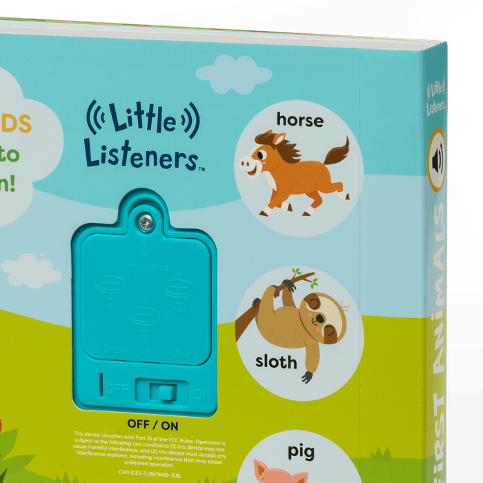 Interactive audio board book for babies and toddlers