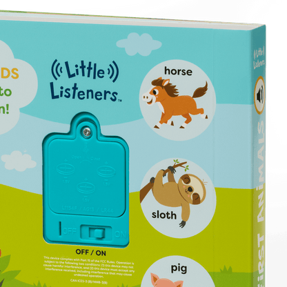 Interactive audio board book for babies and toddlers