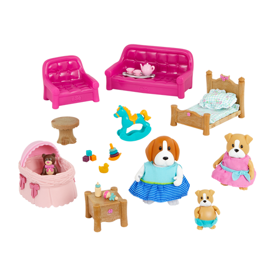 Living Room & Nursery Set - Deluxe - Li’l Woodzeez