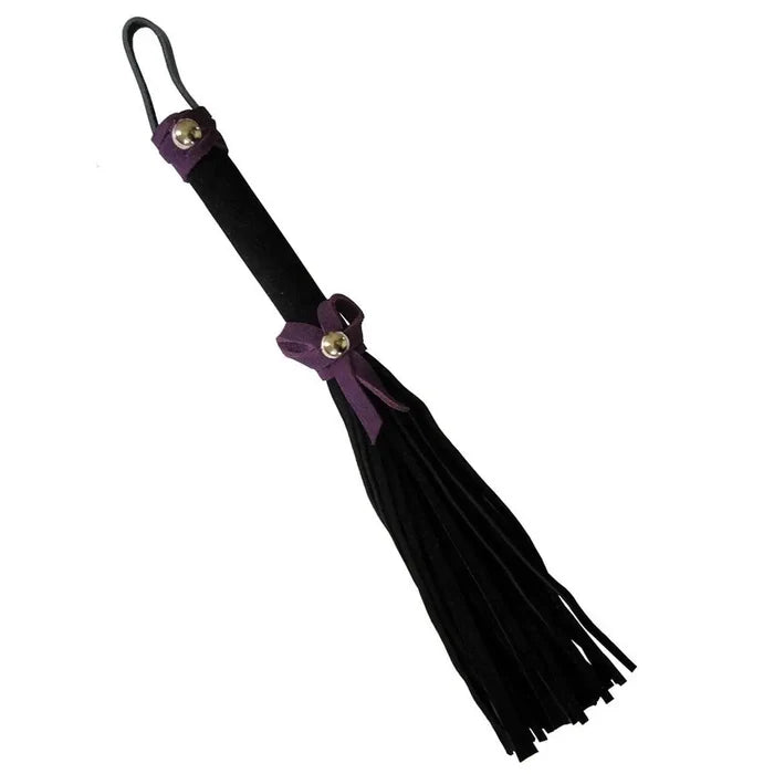 Purple Bow w/ Black Tails