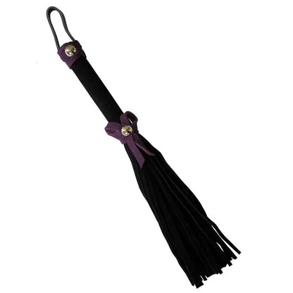 Purple Bow w/ Black Tails