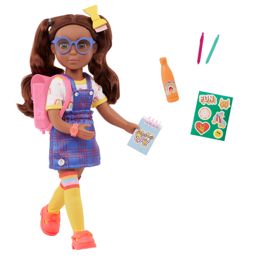 Glitter Girls school doll Macha with accessories