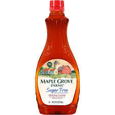 MAPLE GROVE FARMS SUGAR FREE SYRUP 24 OZ