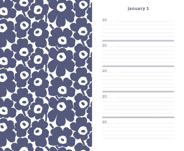 Marimekko One Line a Day (Blue Unikko)