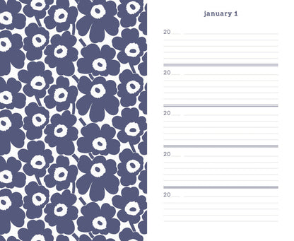 Marimekko One Line a Day (Blue Unikko)
