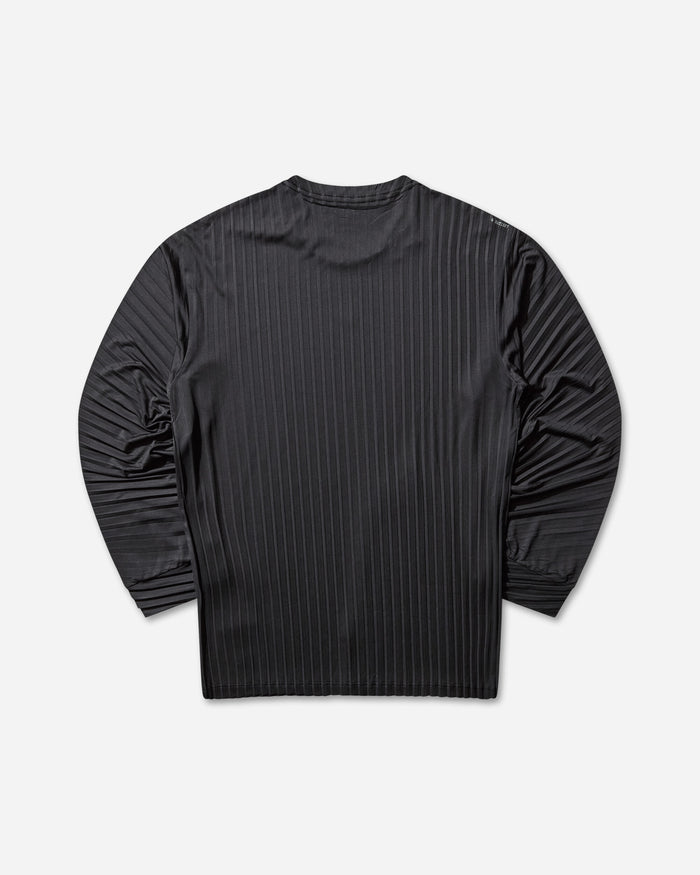 Satisfy AuraLite Pleated Long Tee Black T-Shirts Shortsleeve 11068 00001