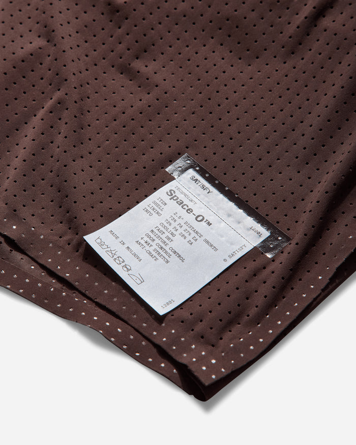 Satisfy Space‑O 2.5 Distance Shorts Deep Mahogany Shorts Short 12001 DM