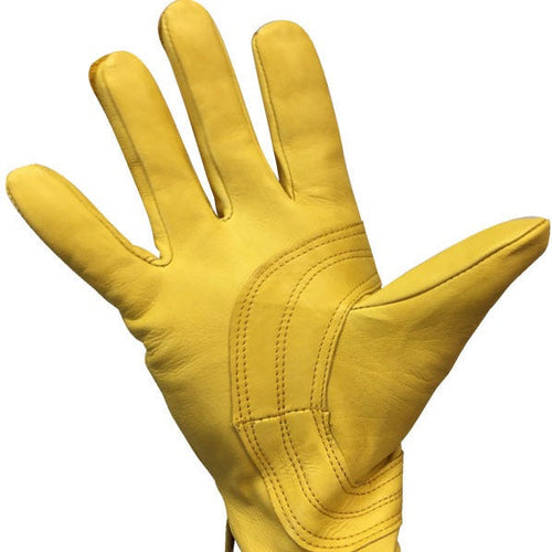Mens Tan Goatskin Gloves